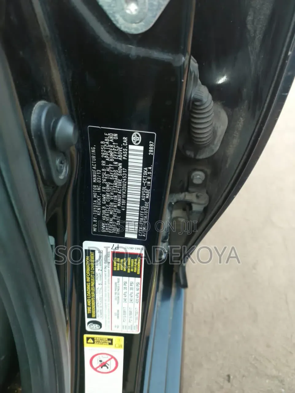 Toyota Camry SE 4dr Sedan (2.5L 4cyl 6A) 2013 Black