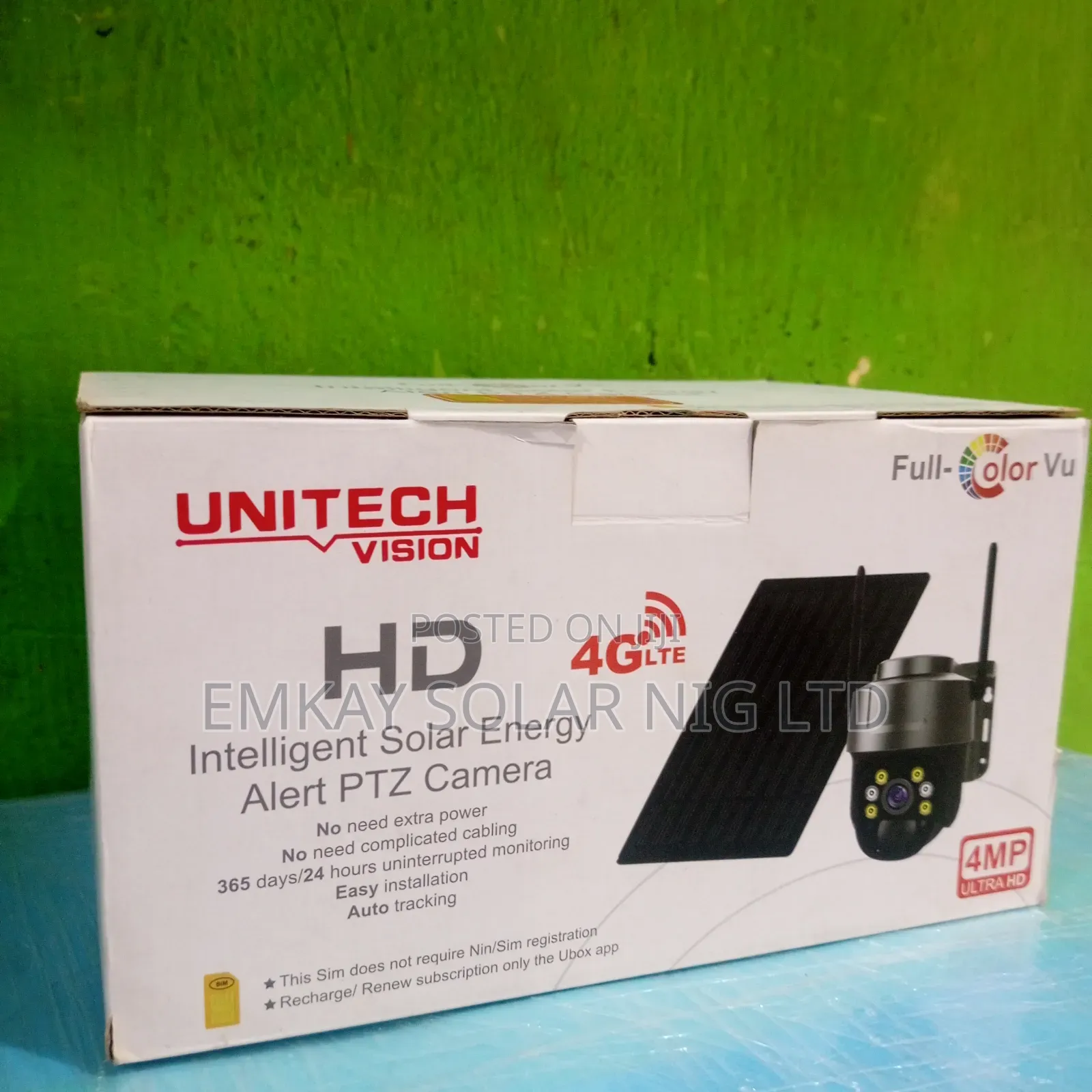 4mp Single Len Solar Camera