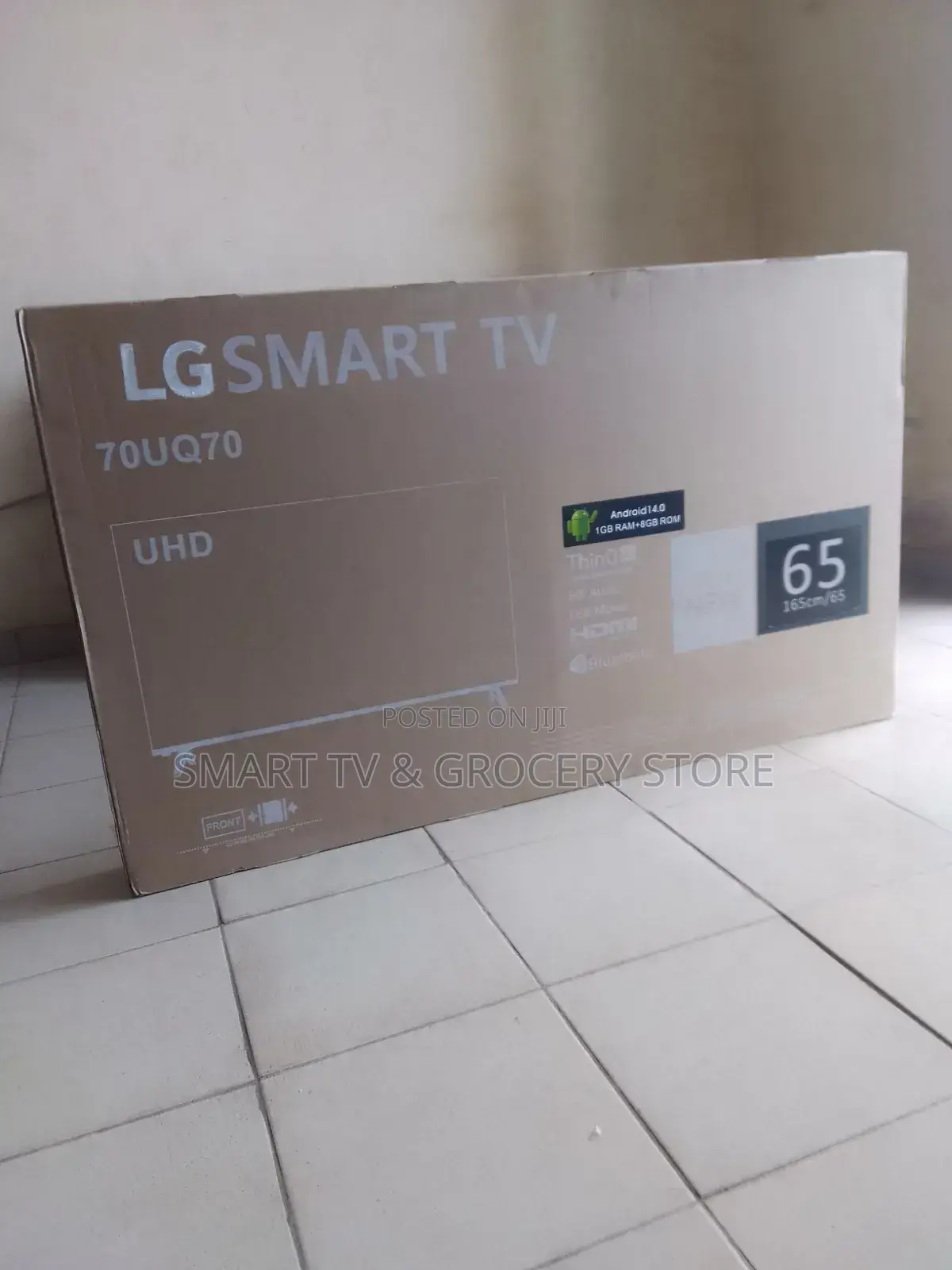 65 Inches LG WebOS Thinq UHD HDR With Full Smart TV Options