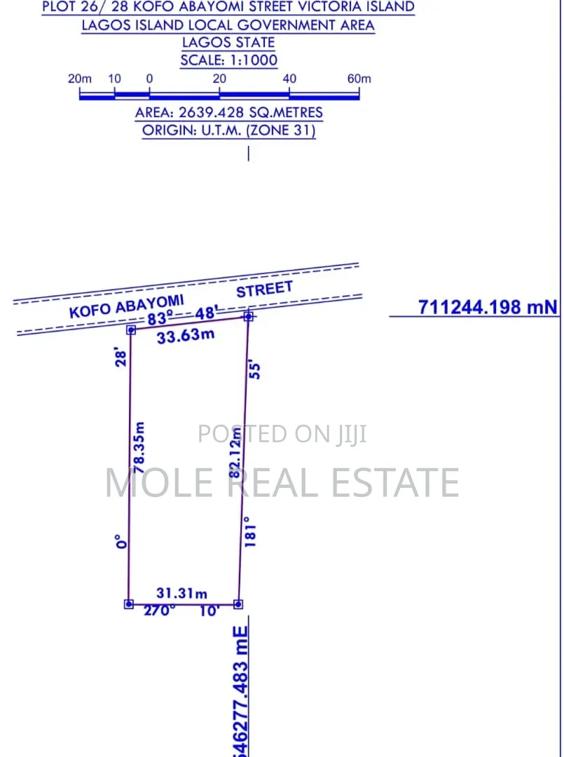 2,639sqm Joint Venture (JV) Kofo Abayomi Victoria Island