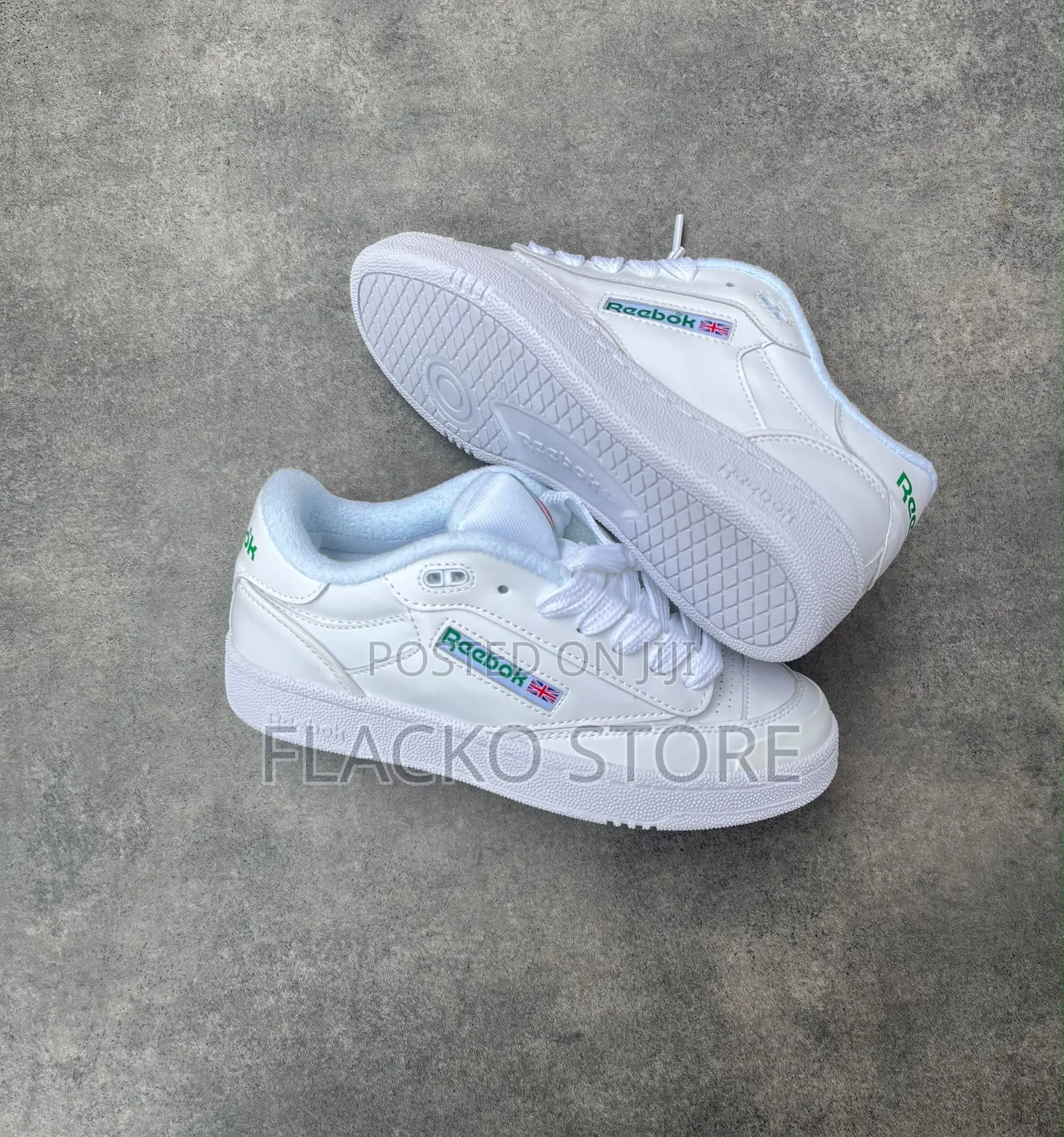 Premium Reebok X Beams Club C White Sneakers