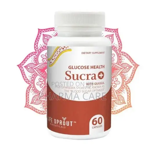 Sucra + for Blood Glucose 60 Capsules W/ Gymne