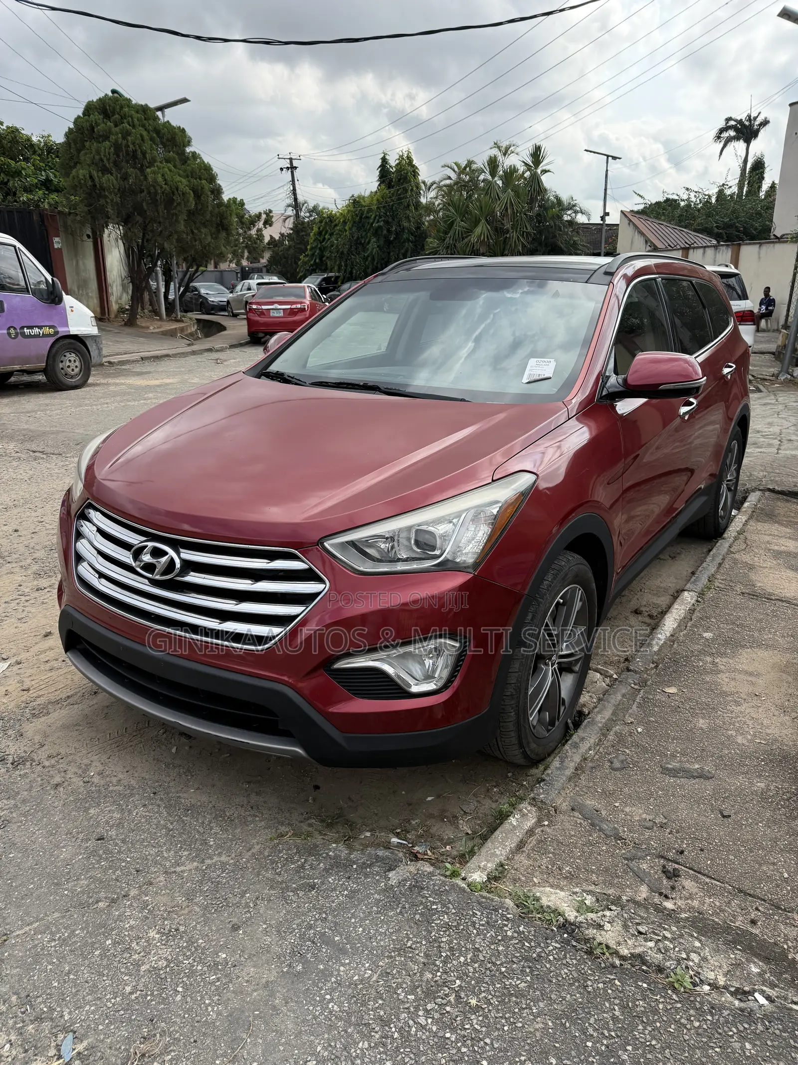 Hyundai Santa Fe Limited 4dr SUV AWD (3.3L 6cyl 6A) 2014 Orange