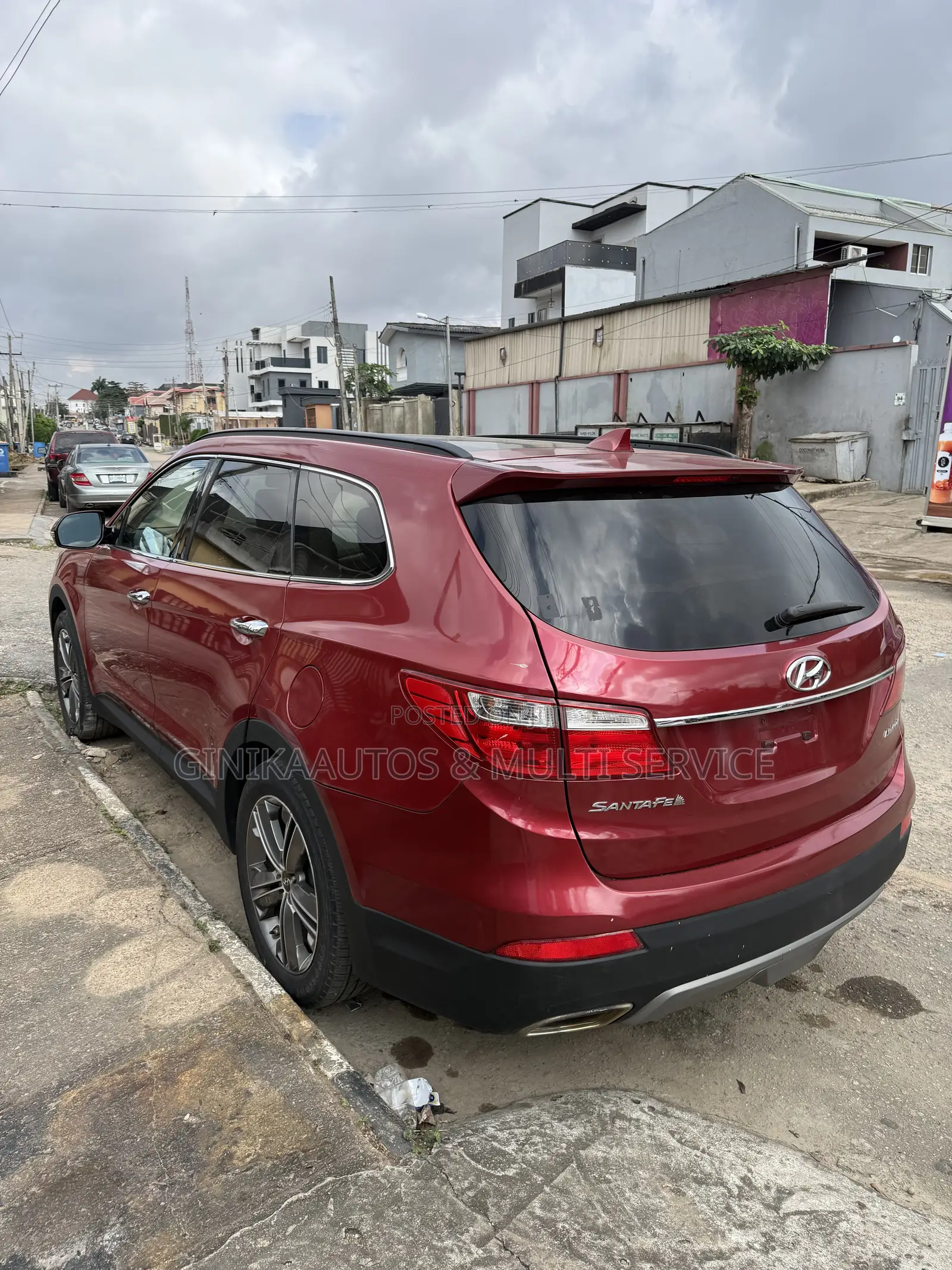 Hyundai Santa Fe Limited 4dr SUV AWD (3.3L 6cyl 6A) 2014 Orange