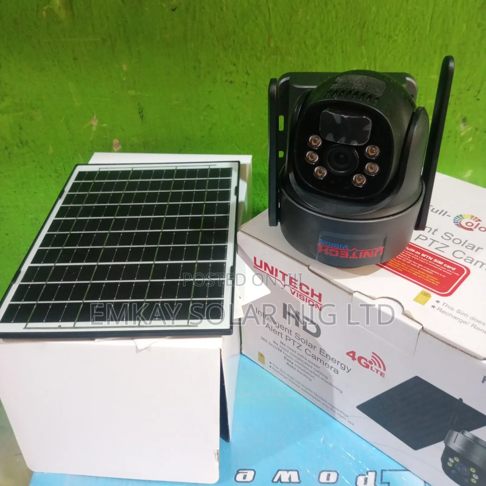 Single Lens Solar CCTV Camera