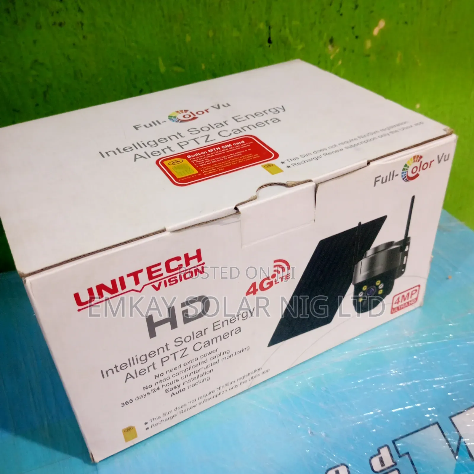 Single Lens Solar CCTV Camera