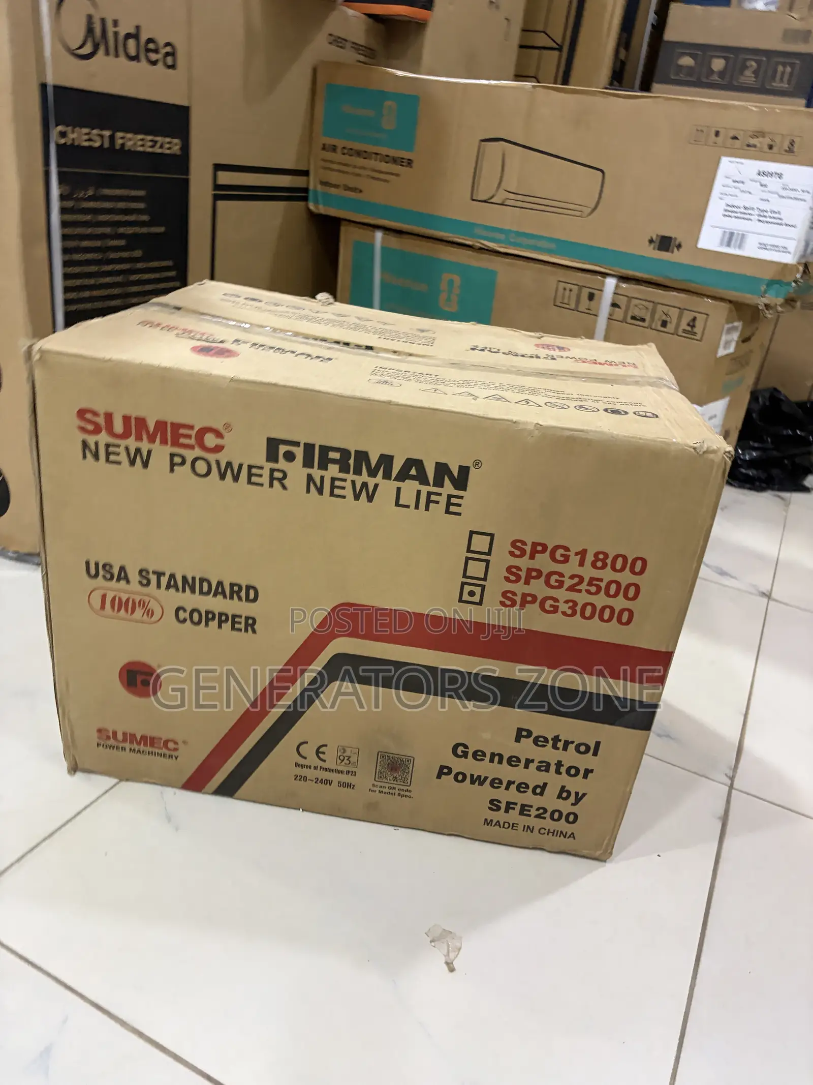 SUMEC Firman 4.5KVA Heavy-Duty Power Generator