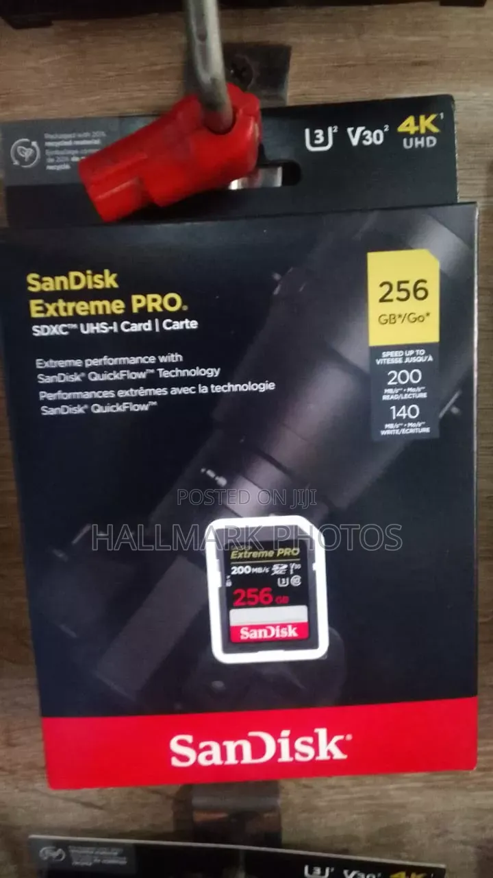 Sandisk 256gb Memory Card 200mb