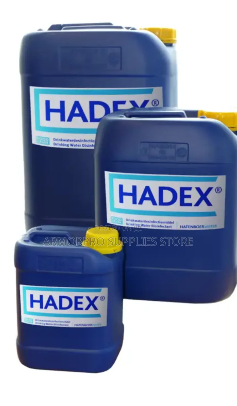 Blue 25-Litre Plastic Containers of Hadex
