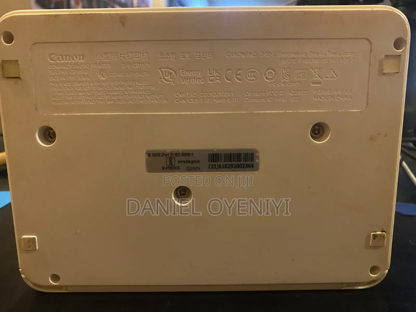 Selphy Cp1500 Photo Printer