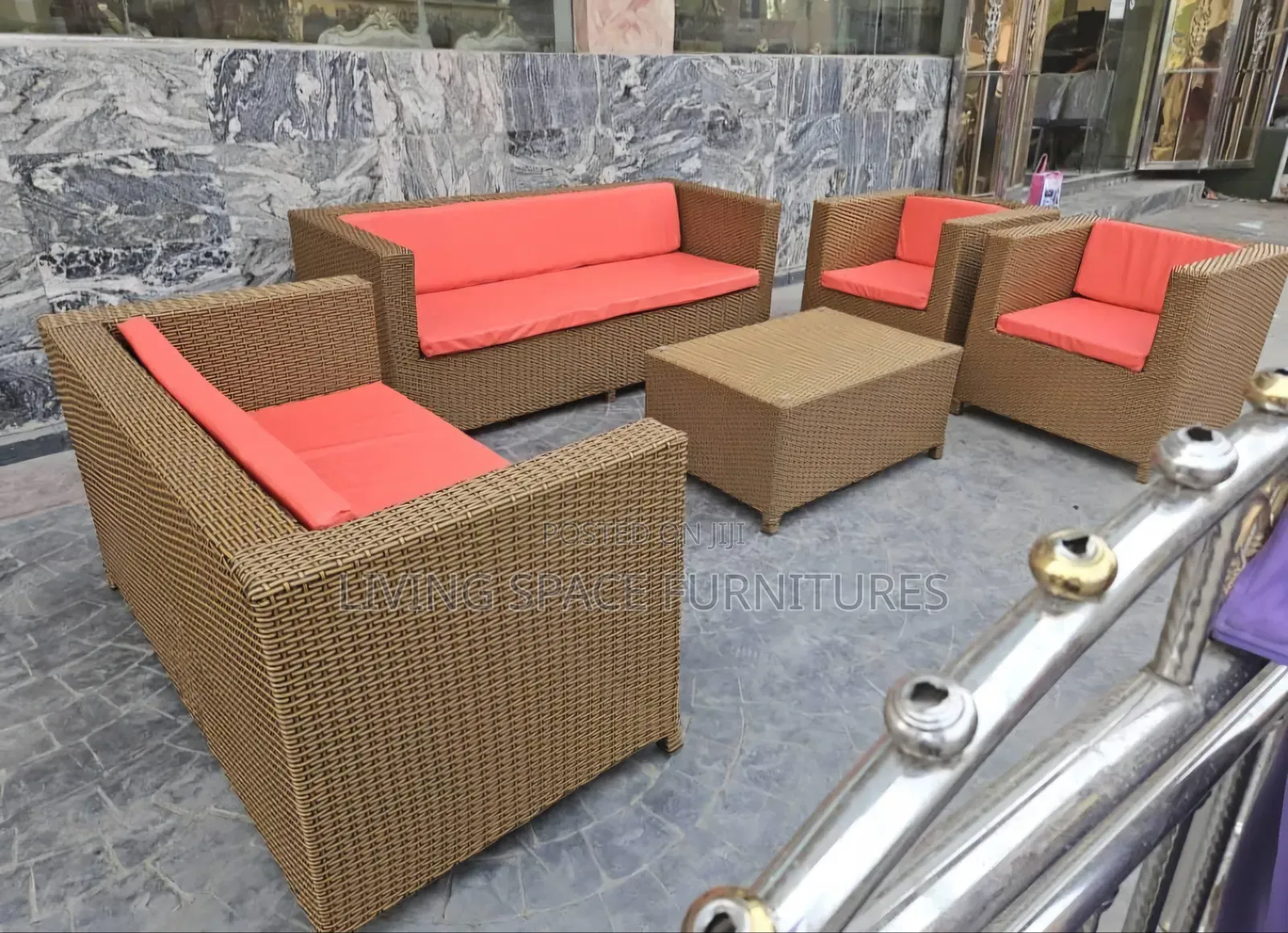 High-Quality Outdoor Chairs by 5seaters With Center Table