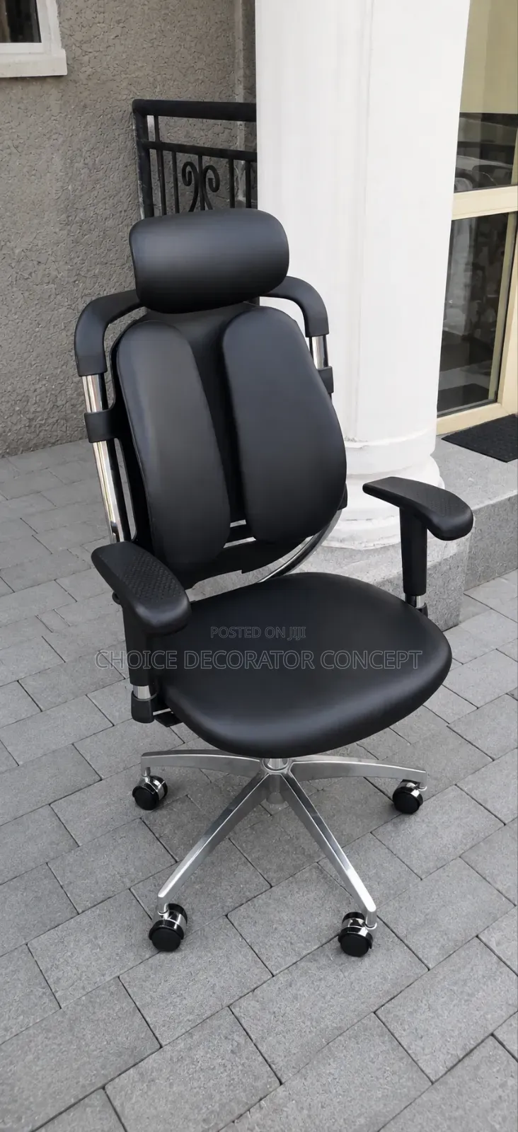 Ergonomic High-Back Office Chair – Black Executive Chair