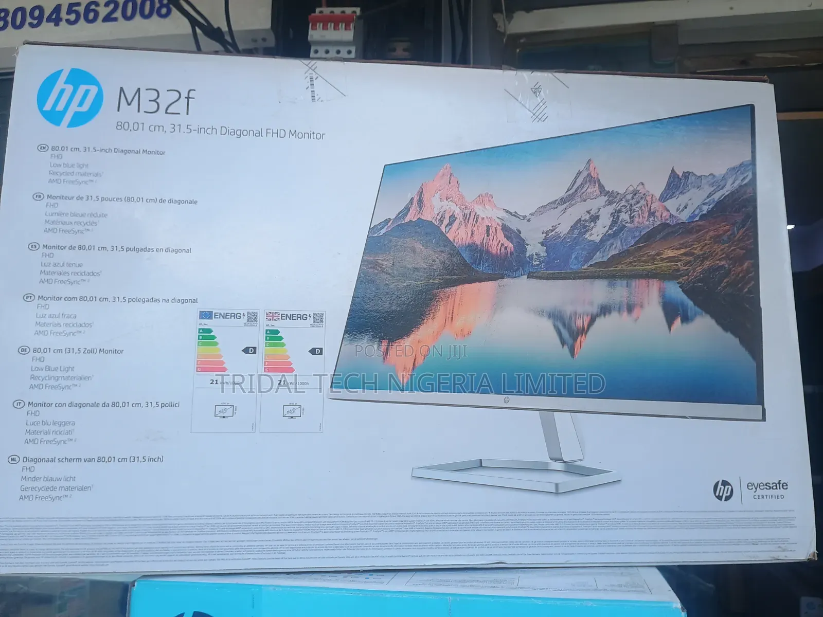 HP M32f 31.5" FHD 75Hz Monitor | VA | FreeSync | Brand New