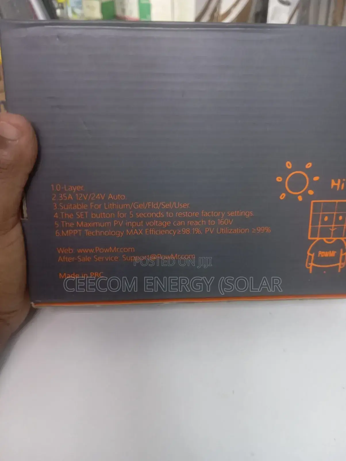 Powmr MPPT Solar Charge Controller 35A