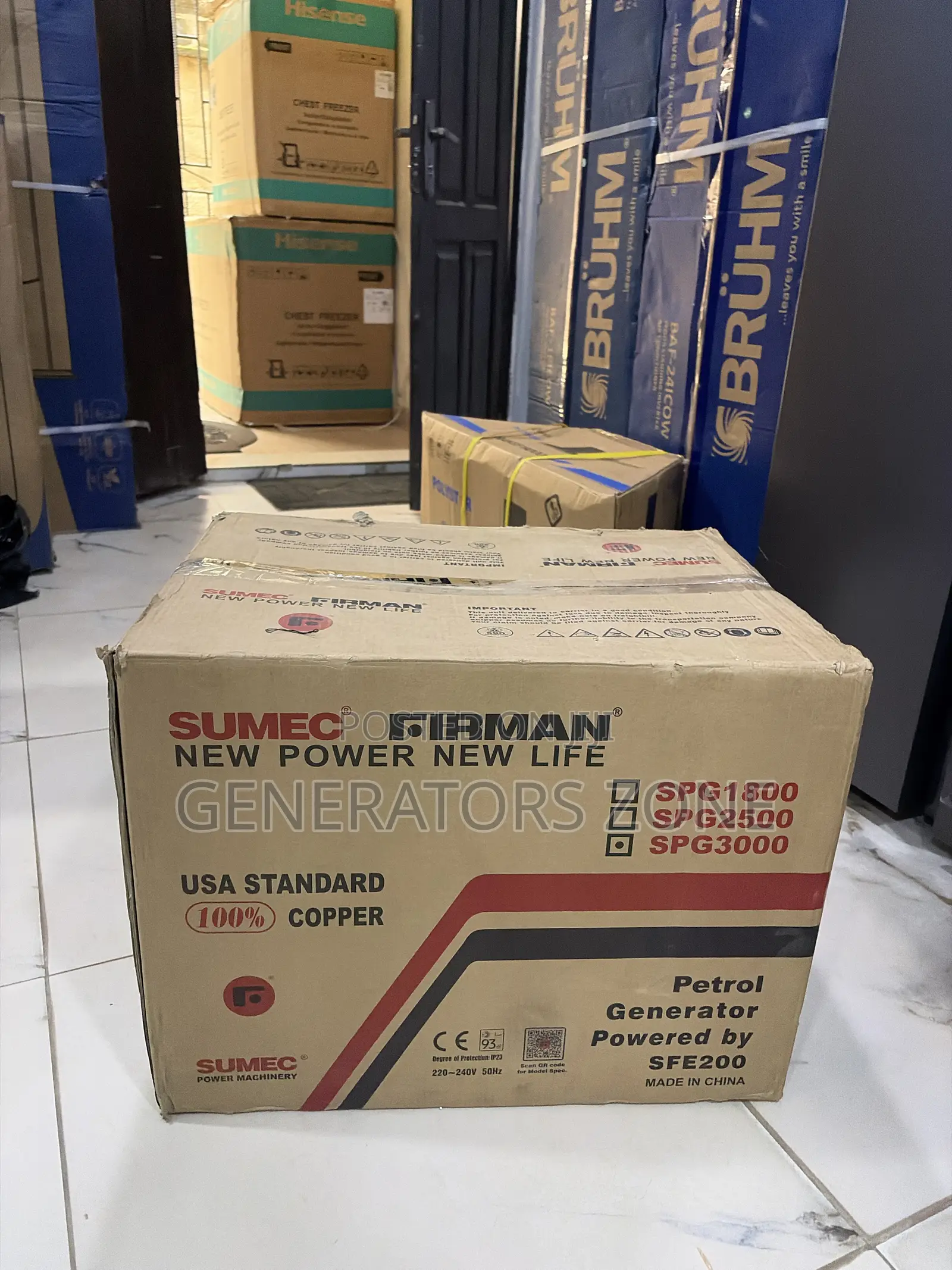 Sumec Firman SPG3000 Powerhouse 4.5KVA Petrol Generator