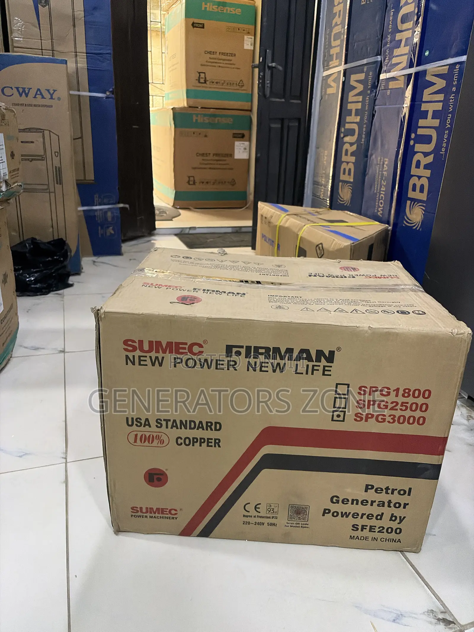 Sumec Firman SPG3000 Powerhouse 4.5KVA Petrol Generator