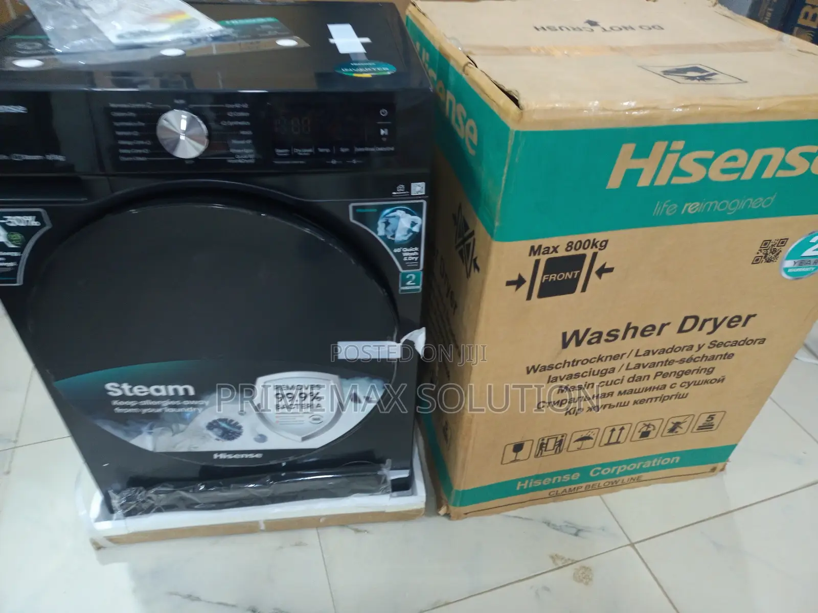 Space-Saving Genius: Hisense 8kg Wash + 5kg Dry Combo
