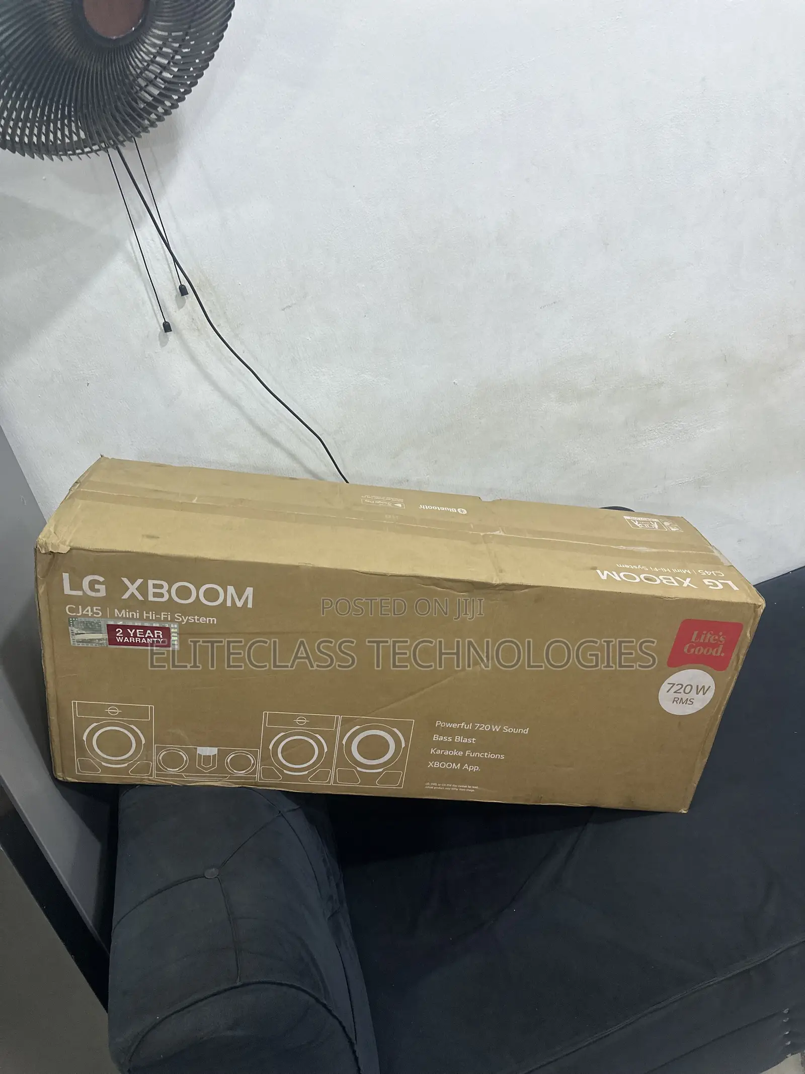 LG XBOOM CJ45 Mini Hi-Fi Stereo Setup