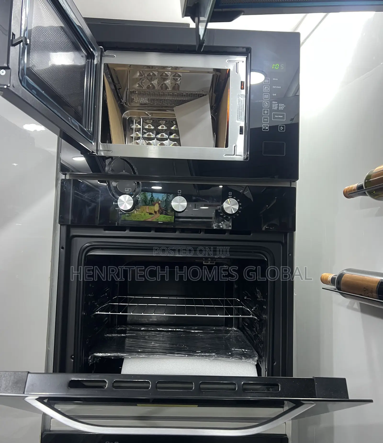 Kimax 25L Built-in Microwave & Oven – Electric & Gas