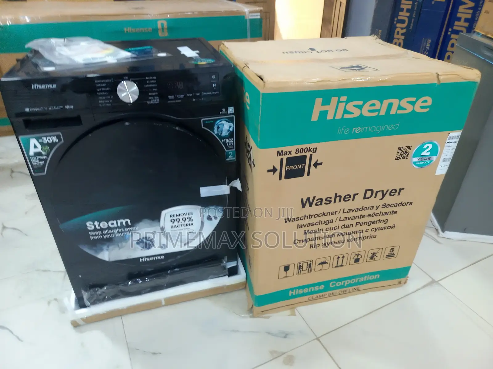 Family-Ready Clean: Hisense 8kg Auto Wash + 5kg Dry