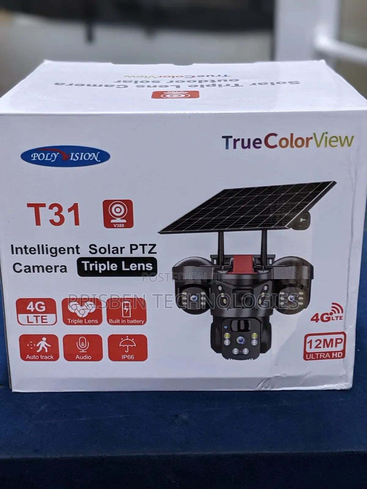 T31 Triple Lens Solar PTZ Camera