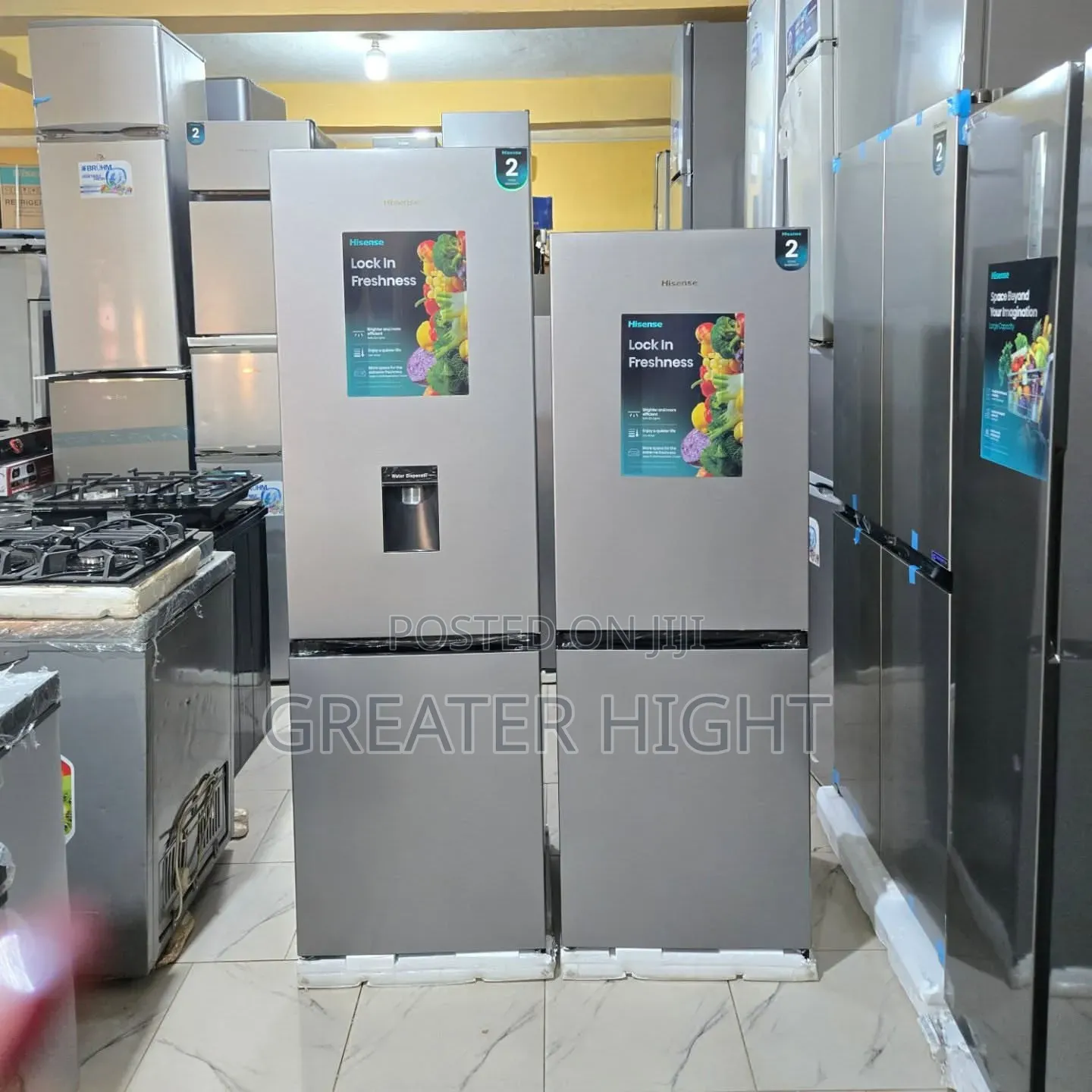 Hisense Down Freezer Refrigerator 
Gross Volume 268l