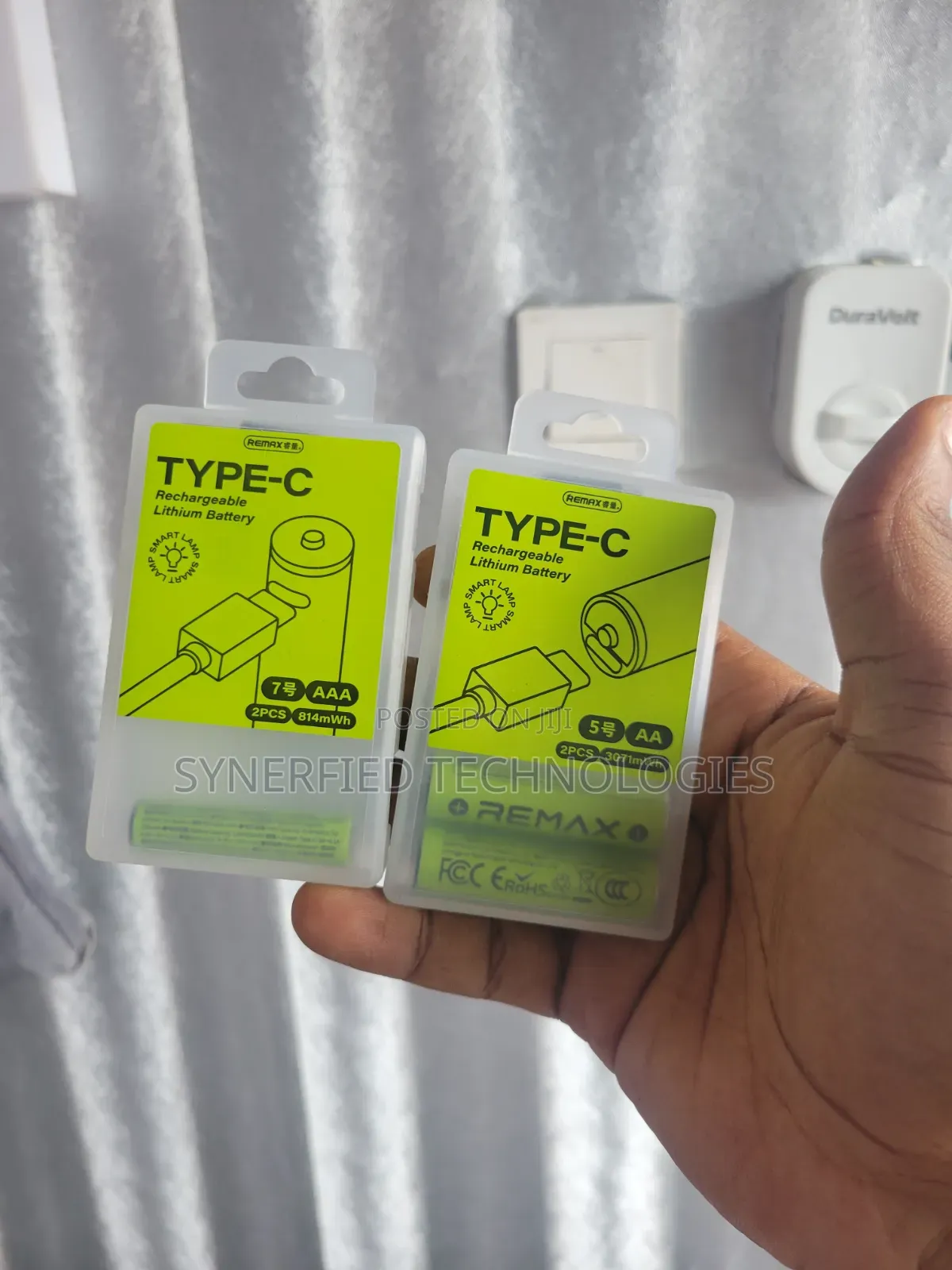 Remax AA/AAA Type-C Rechargeable Batteries