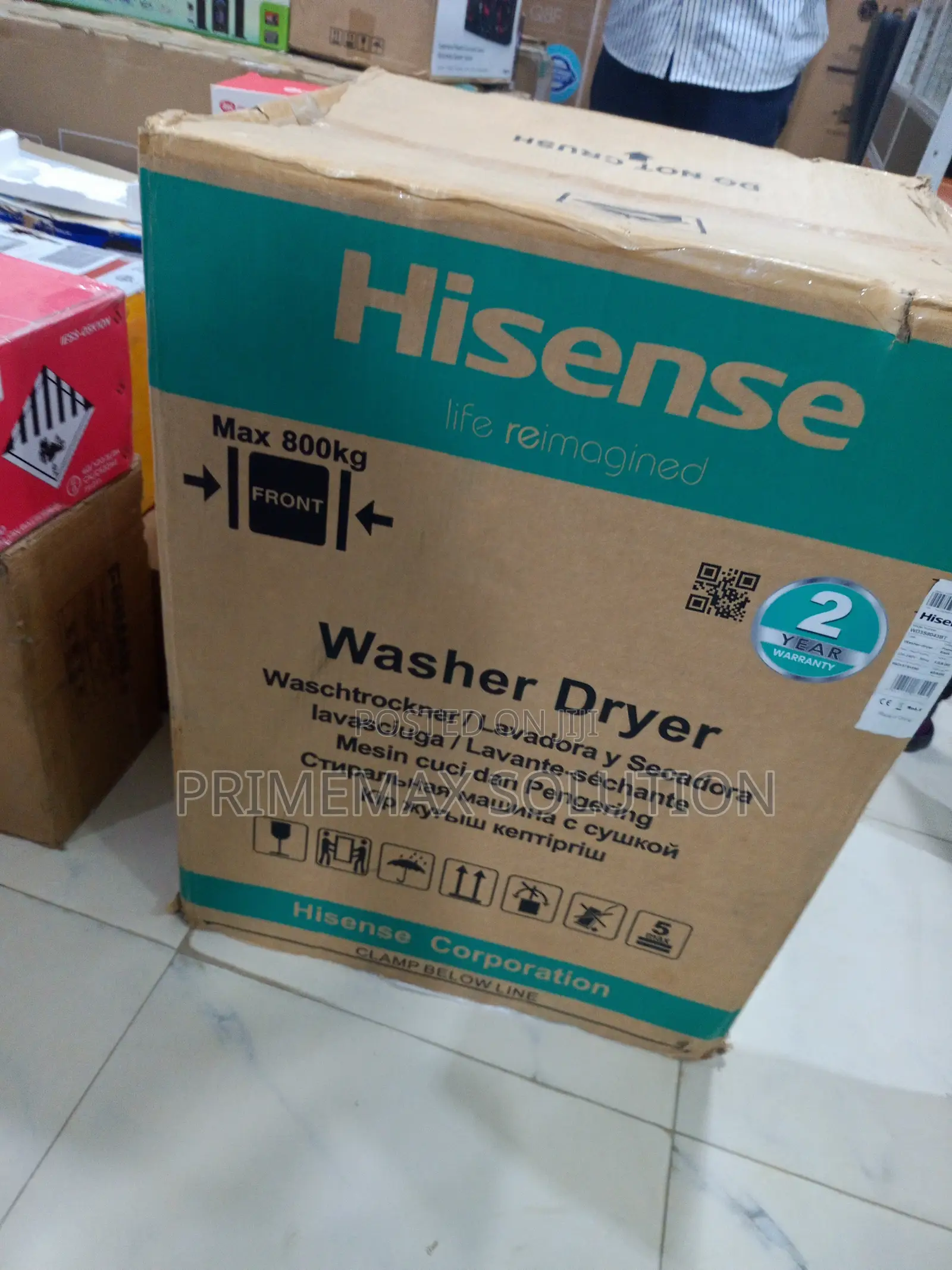 Hisense 8kg Wash + 5kg Dry – Your Complete Laundry Station