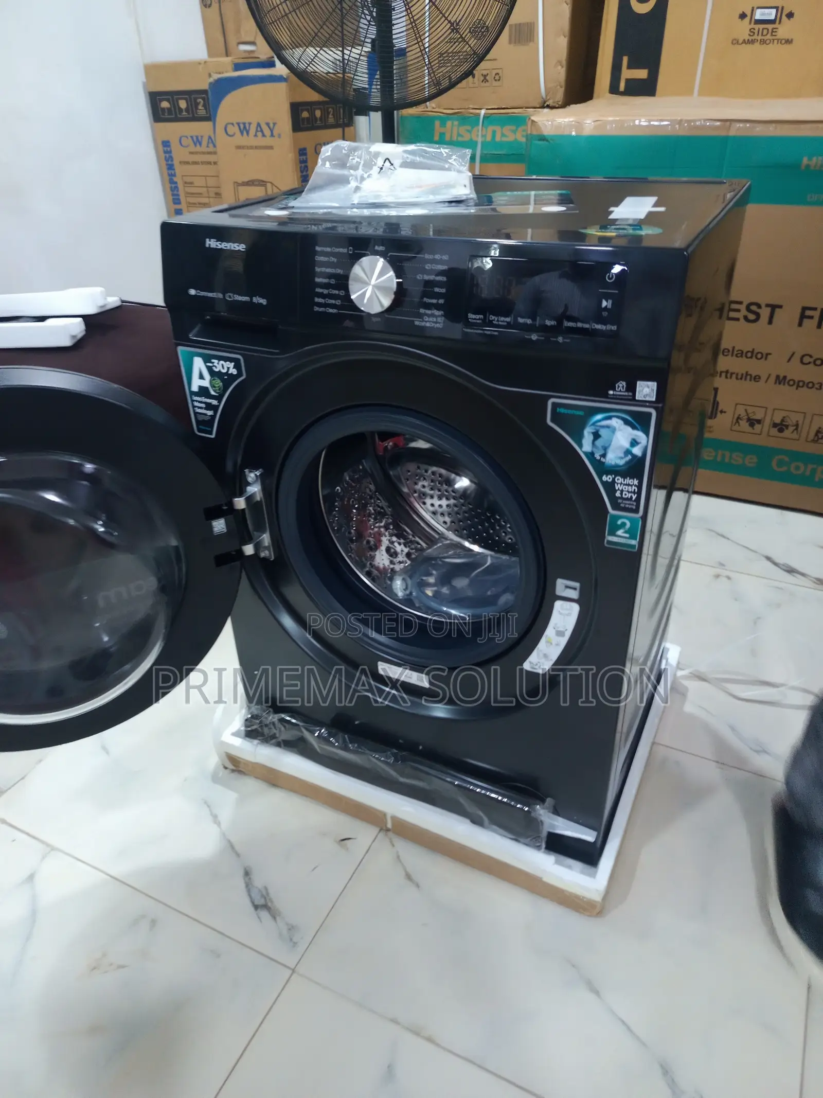 Fresh Clothes Fast: Hisense 8kg Automatic Wash & Dry