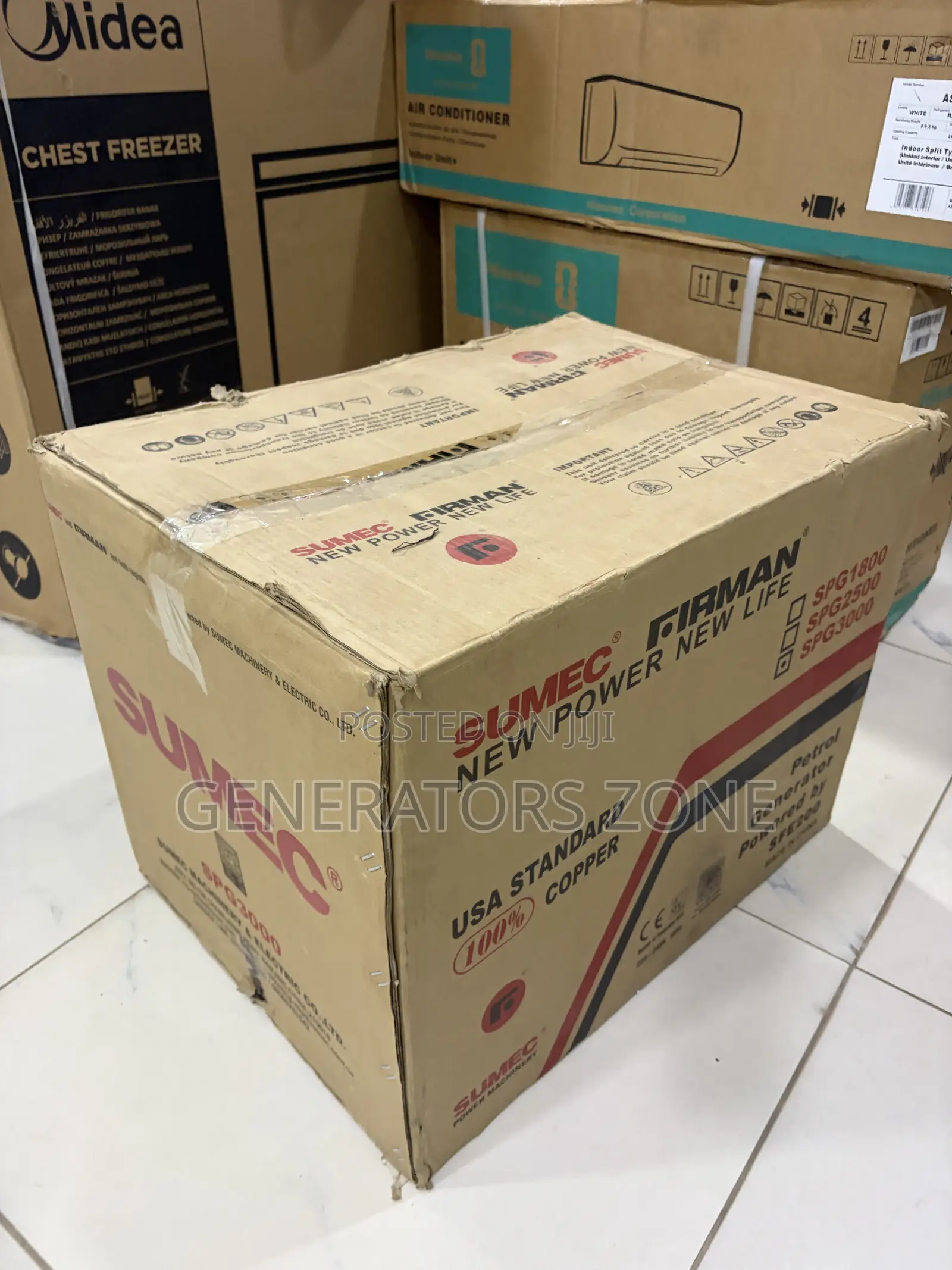 SUMEC SPG 3000 Firman 4.5KVA Electric Generator