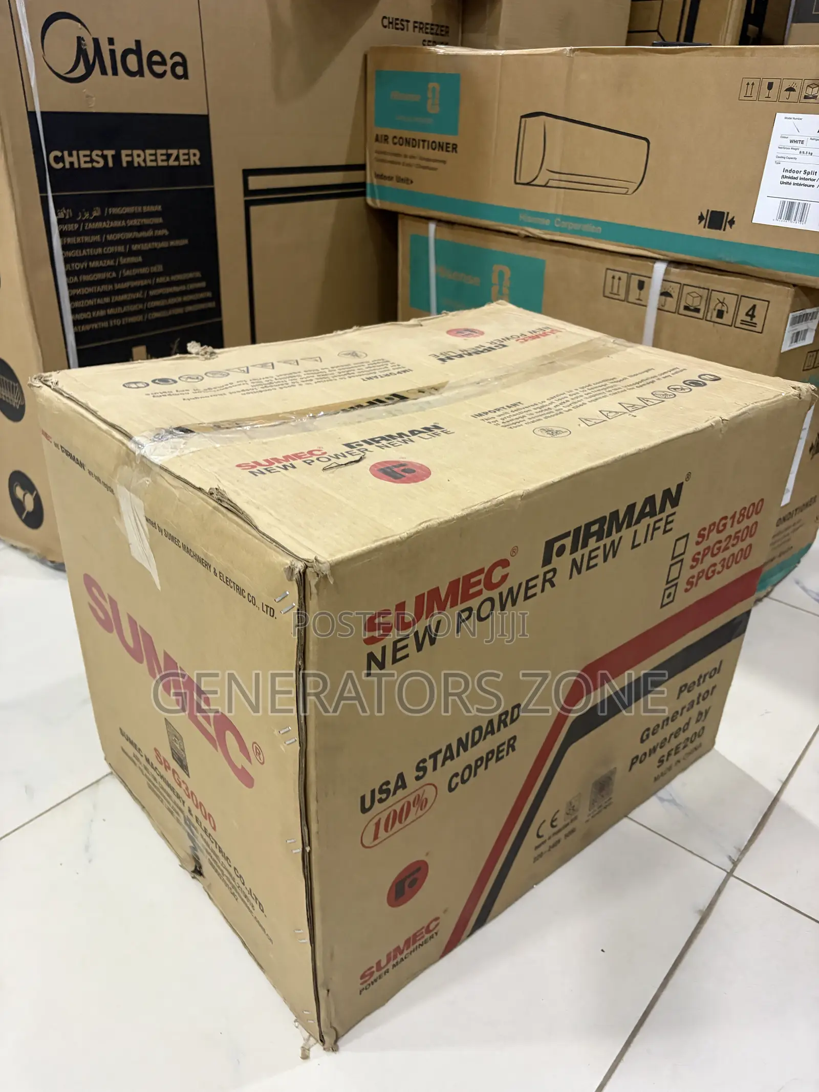 SUMEC SPG 3000 Firman 4.5KVA Electric Generator