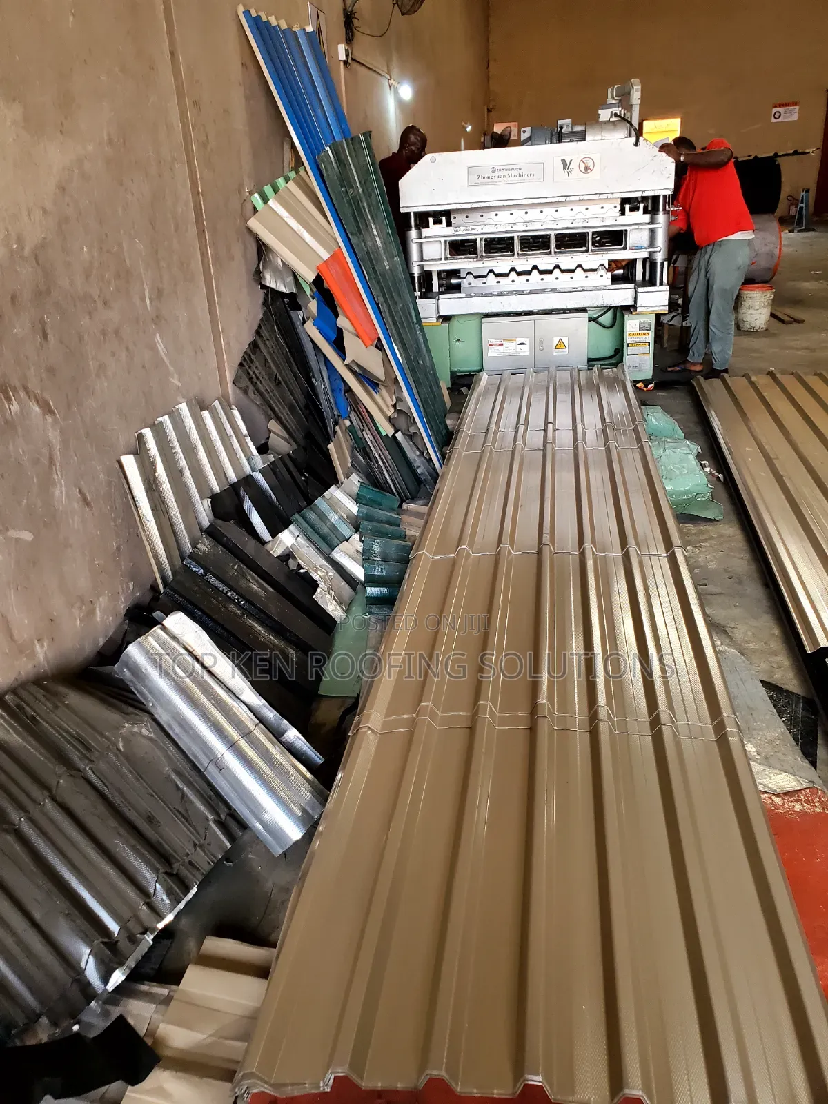 Beige Longspan Sheet 0.55mm Thickness
