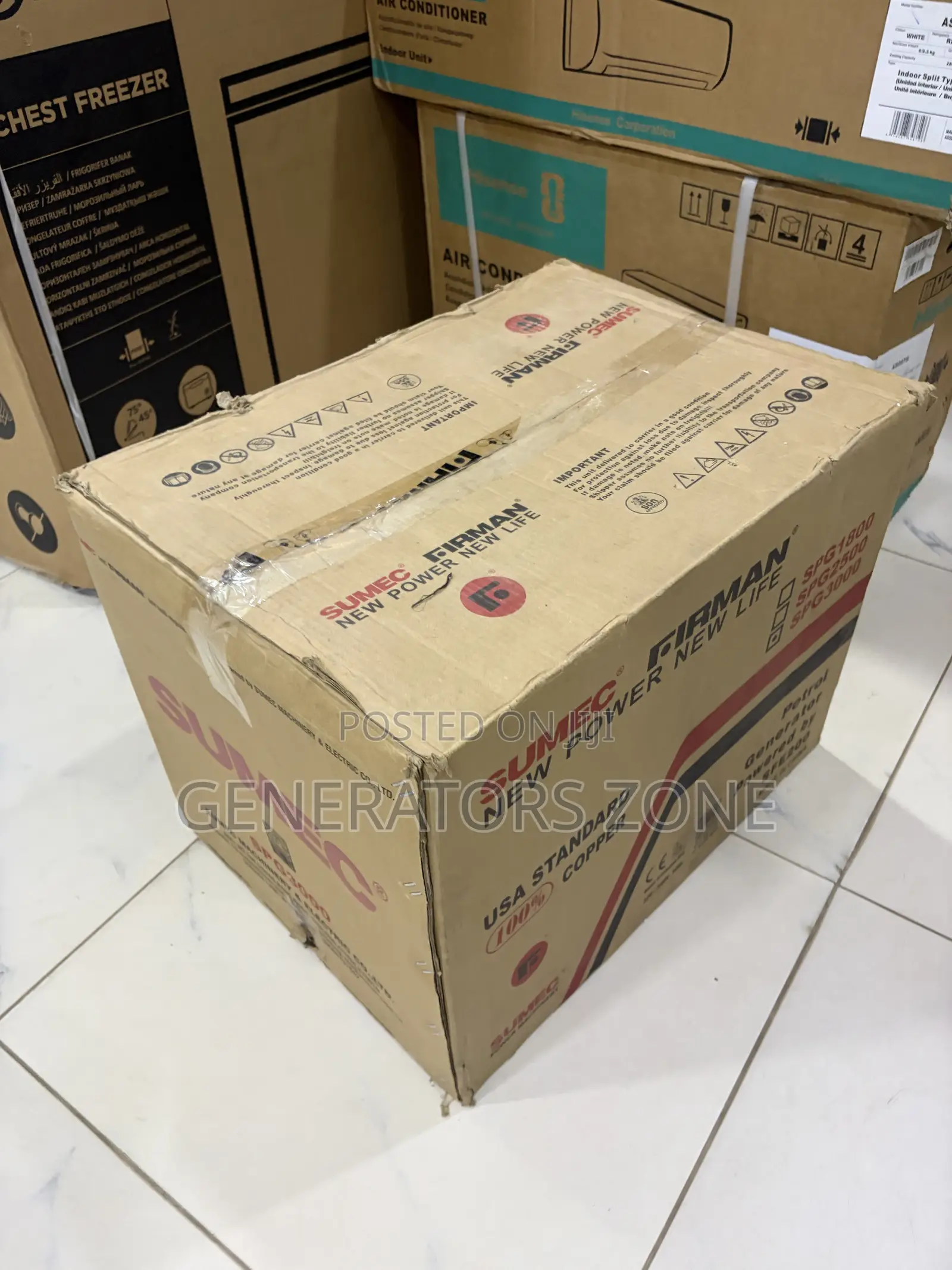 SUMEC Firman 4.5KVA Industrial Generator SPG 3000