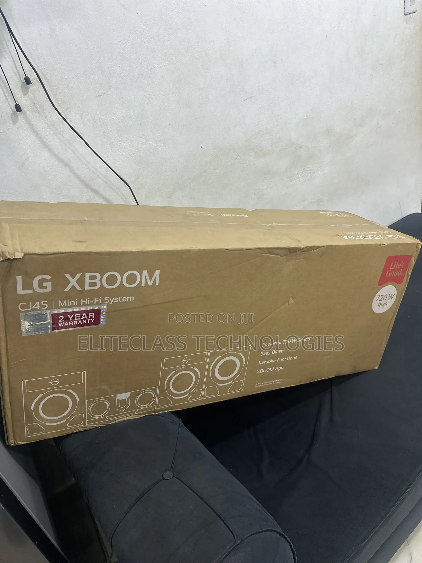 LG Xboom Cj45 720w Stereo Setup