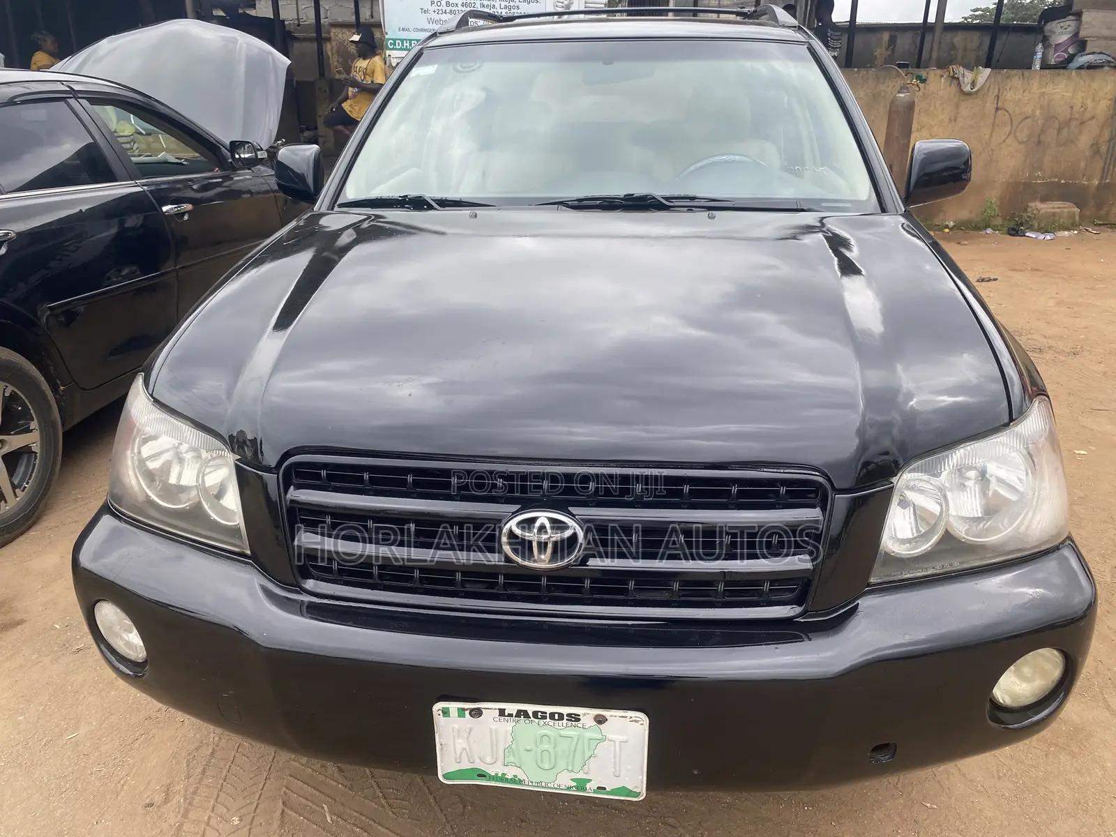 Toyota Highlander Limited V6 AWD 2003 Black