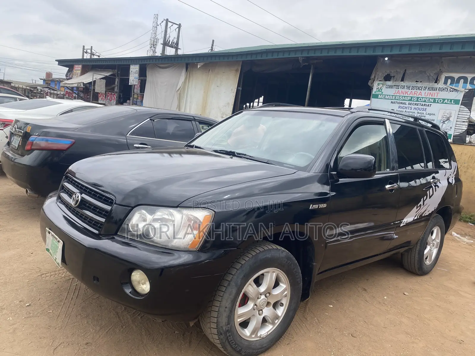 Toyota Highlander Limited V6 AWD 2003 Black