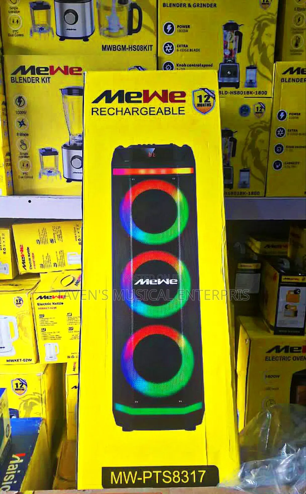 MeWe MW-PTS8317 Rechargeable Speaker