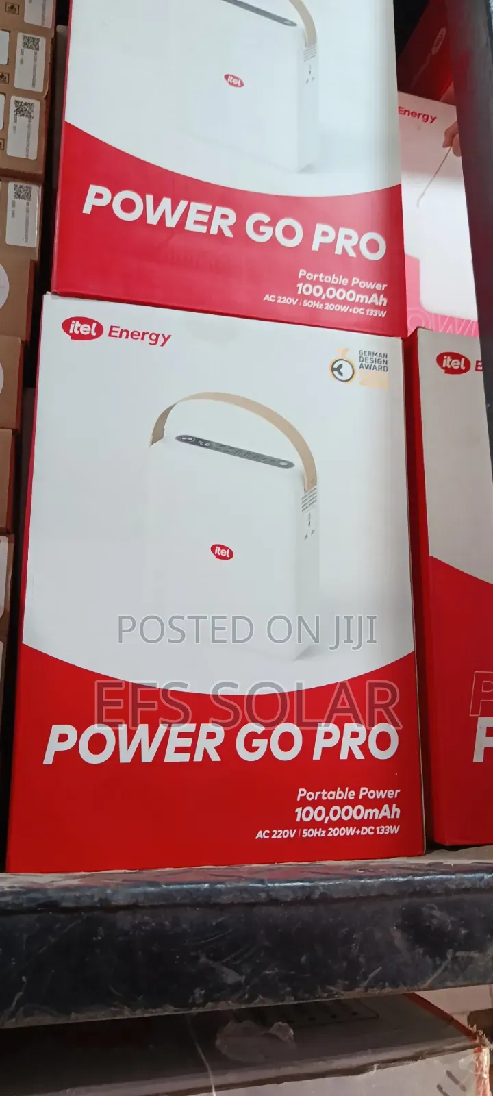 Itel PowerGo Pro Portable Power Station – 100,000mAhAC 220V200W+DC133W