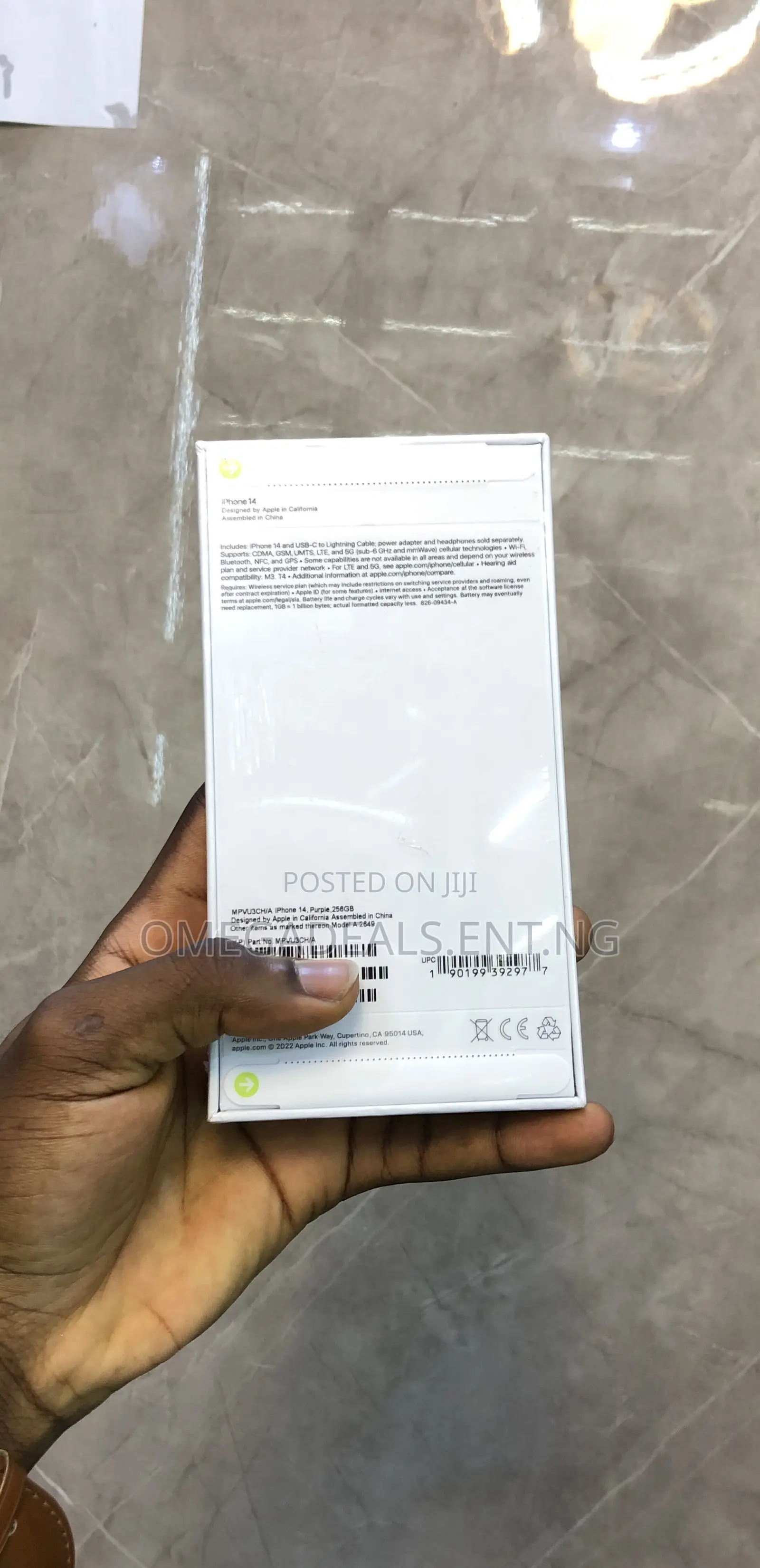 New Apple iPhone 14 256 GB Purple