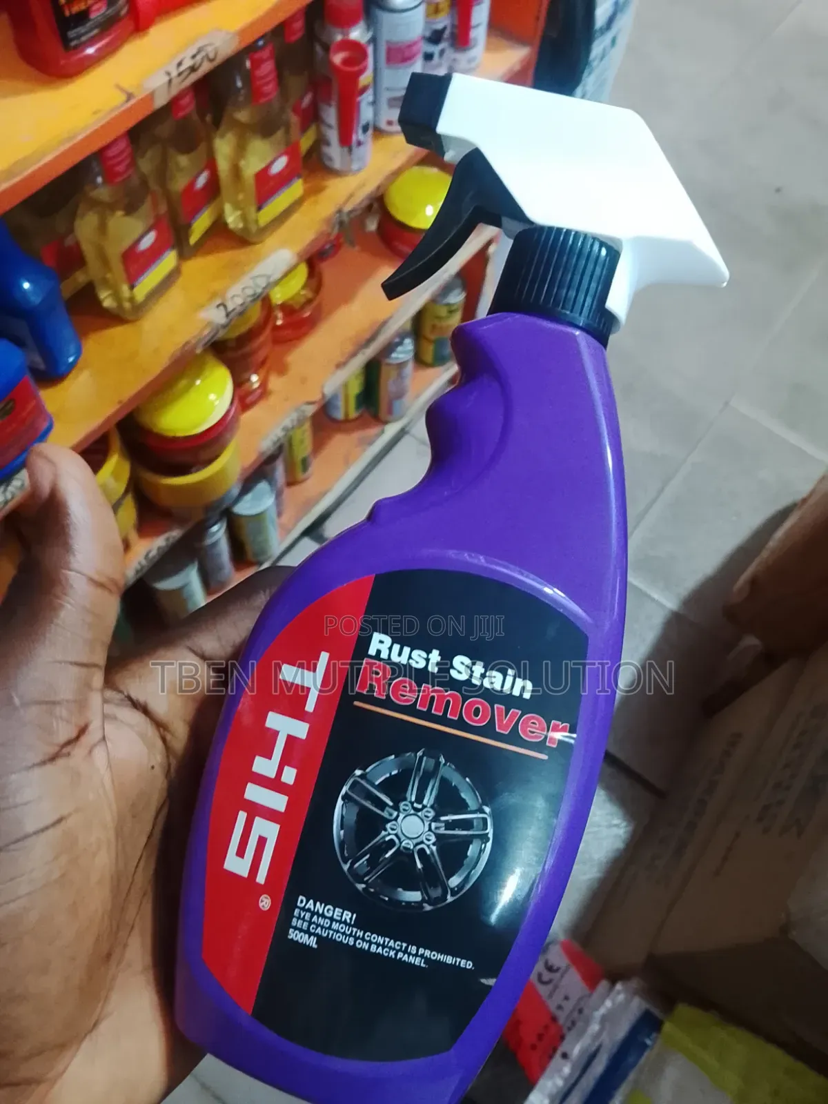 500ml Purple Spray Bottle of Rust Stain Remover