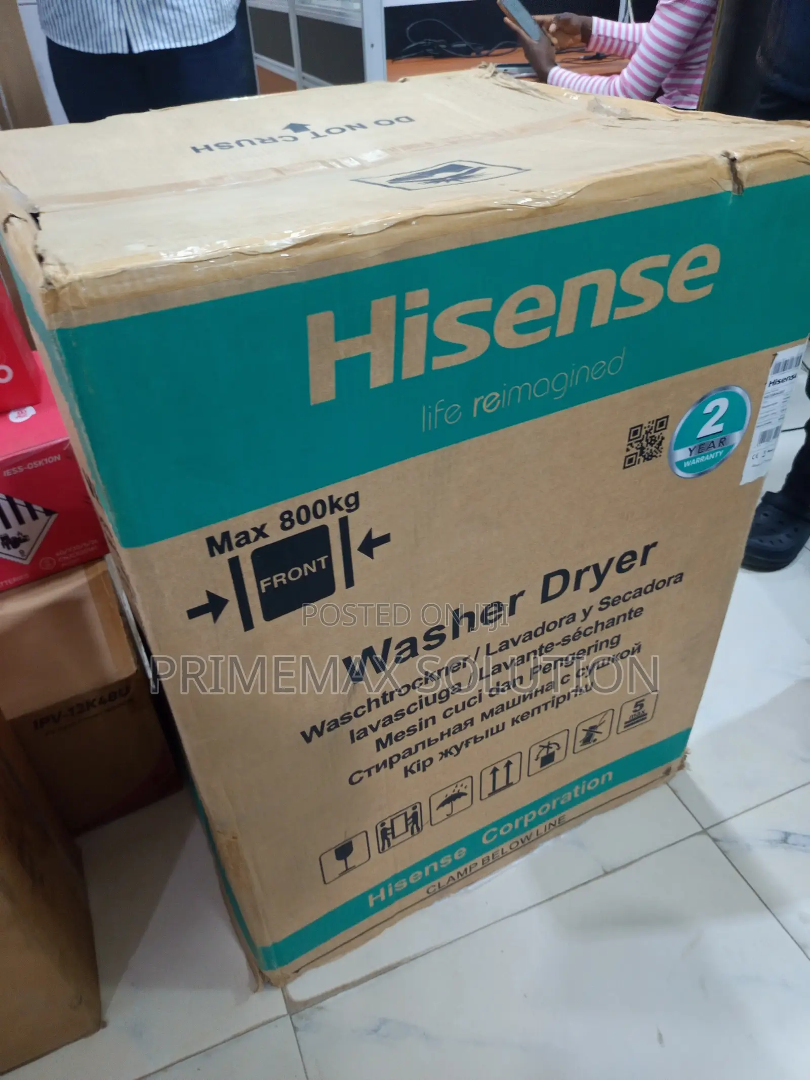 Big Capacity, Small Footprint: Hisense 8/5kg Combo