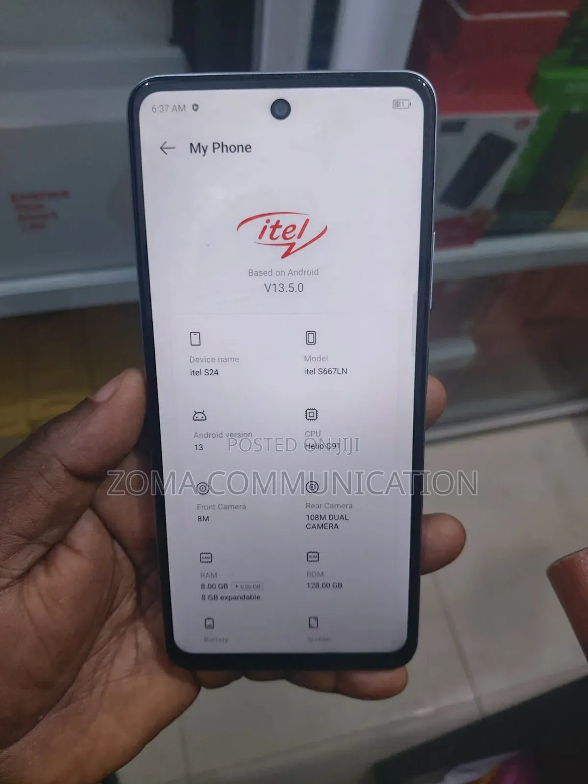 Itel S24 128 GB White