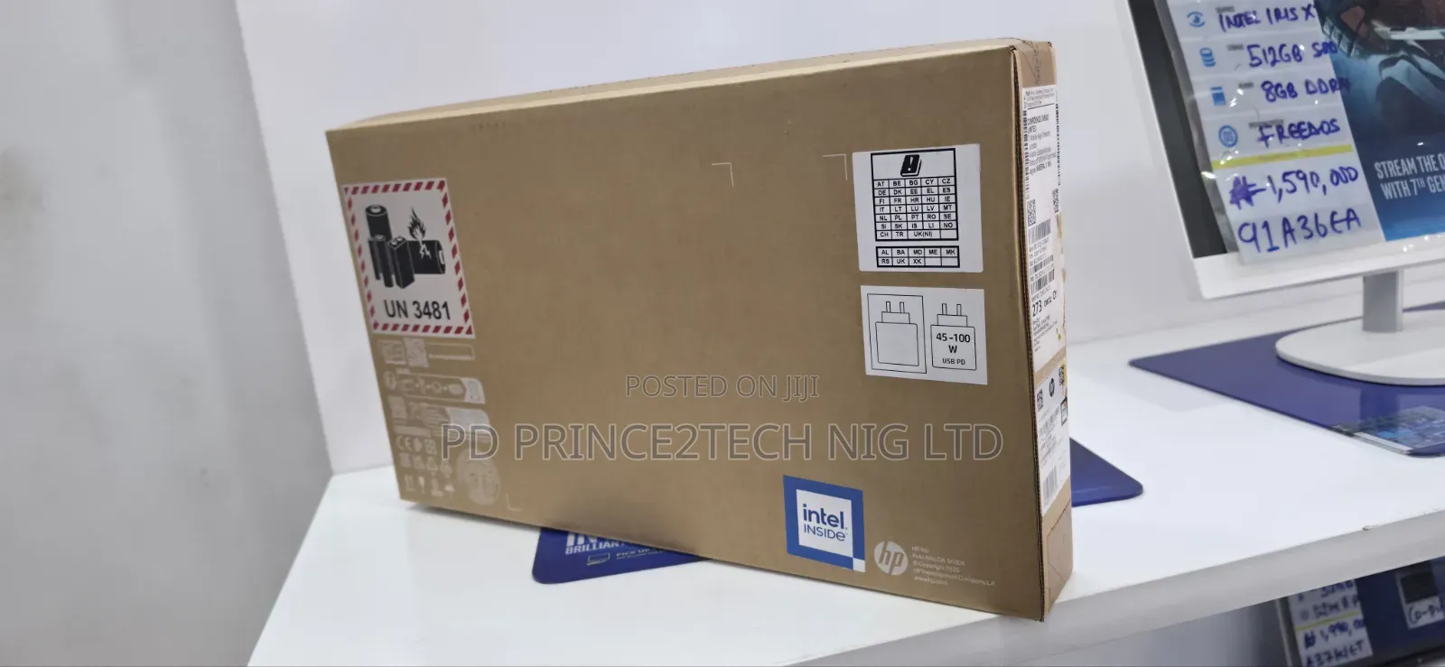 New Laptop HP 240 8GB Intel Core i3 SSD 512GB
