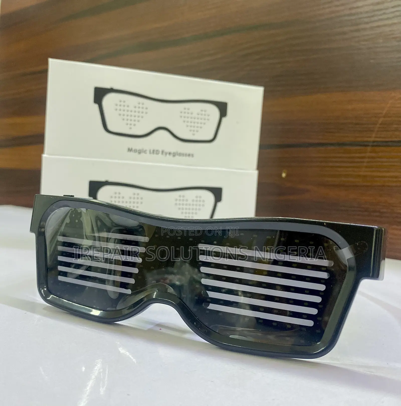 Magic LED Glowing Party Glasses – USB Rechargeable Animated Eyewear