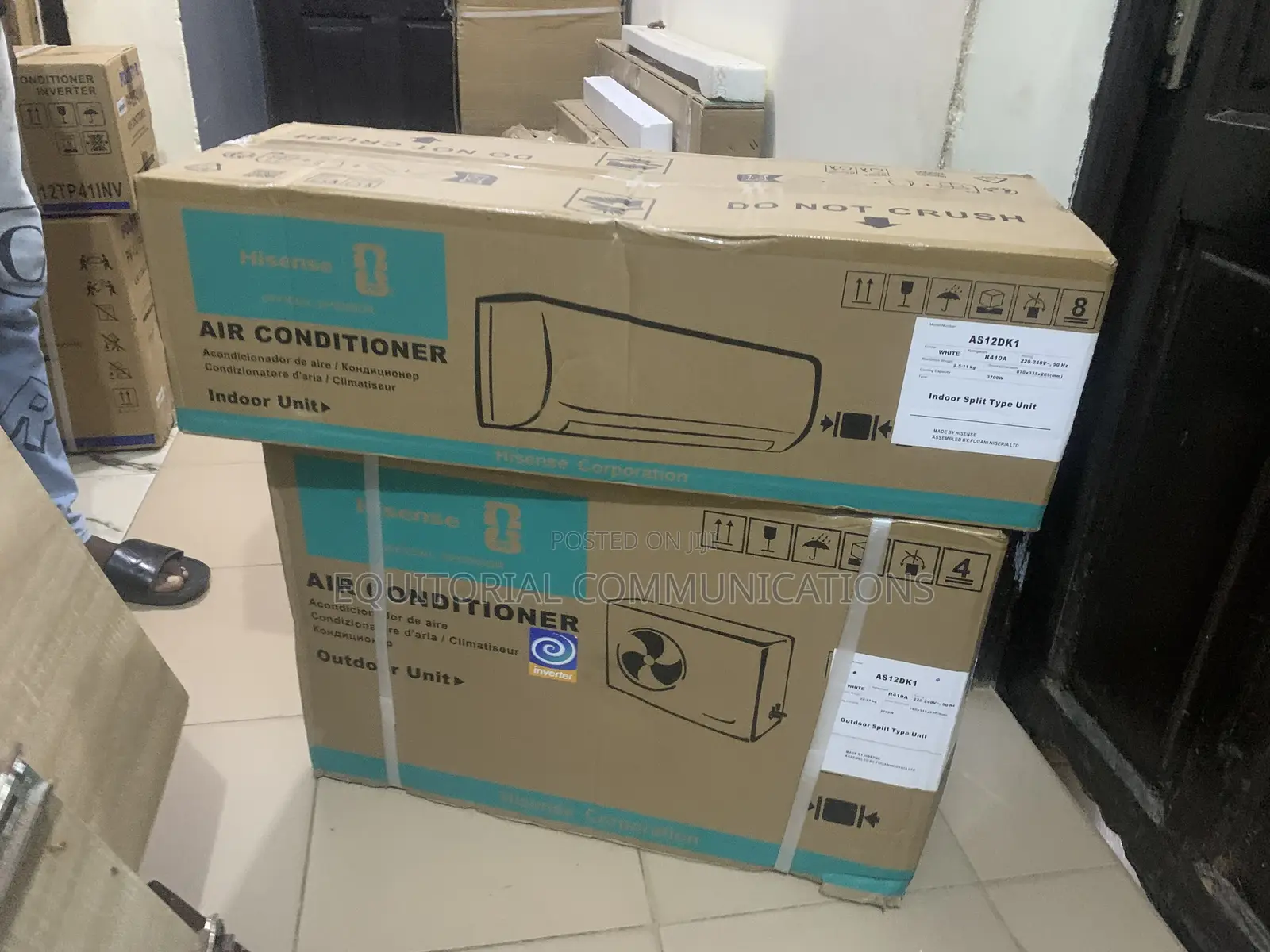 Hisense AS12DK1 Copper Condenser 1.5hp Inverter AC