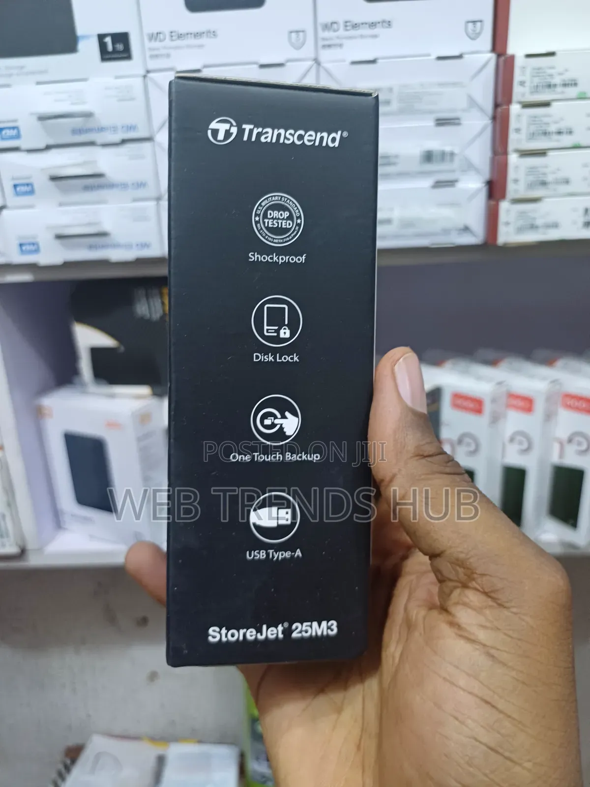 Brand New Transcend StoreJet 25M3 4TB External Hard Drive - USB 3.1