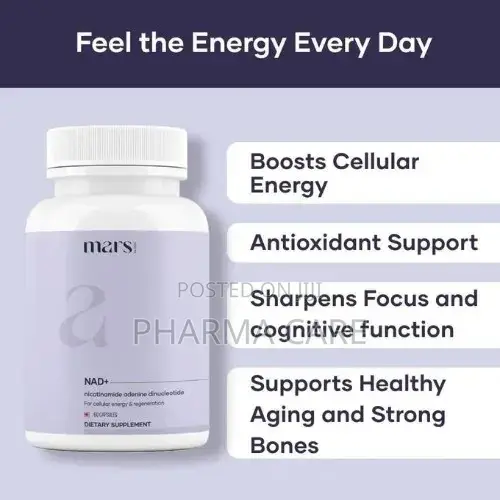Nad+ Capsules With Nr & Vitamin B3- 60 Capsules