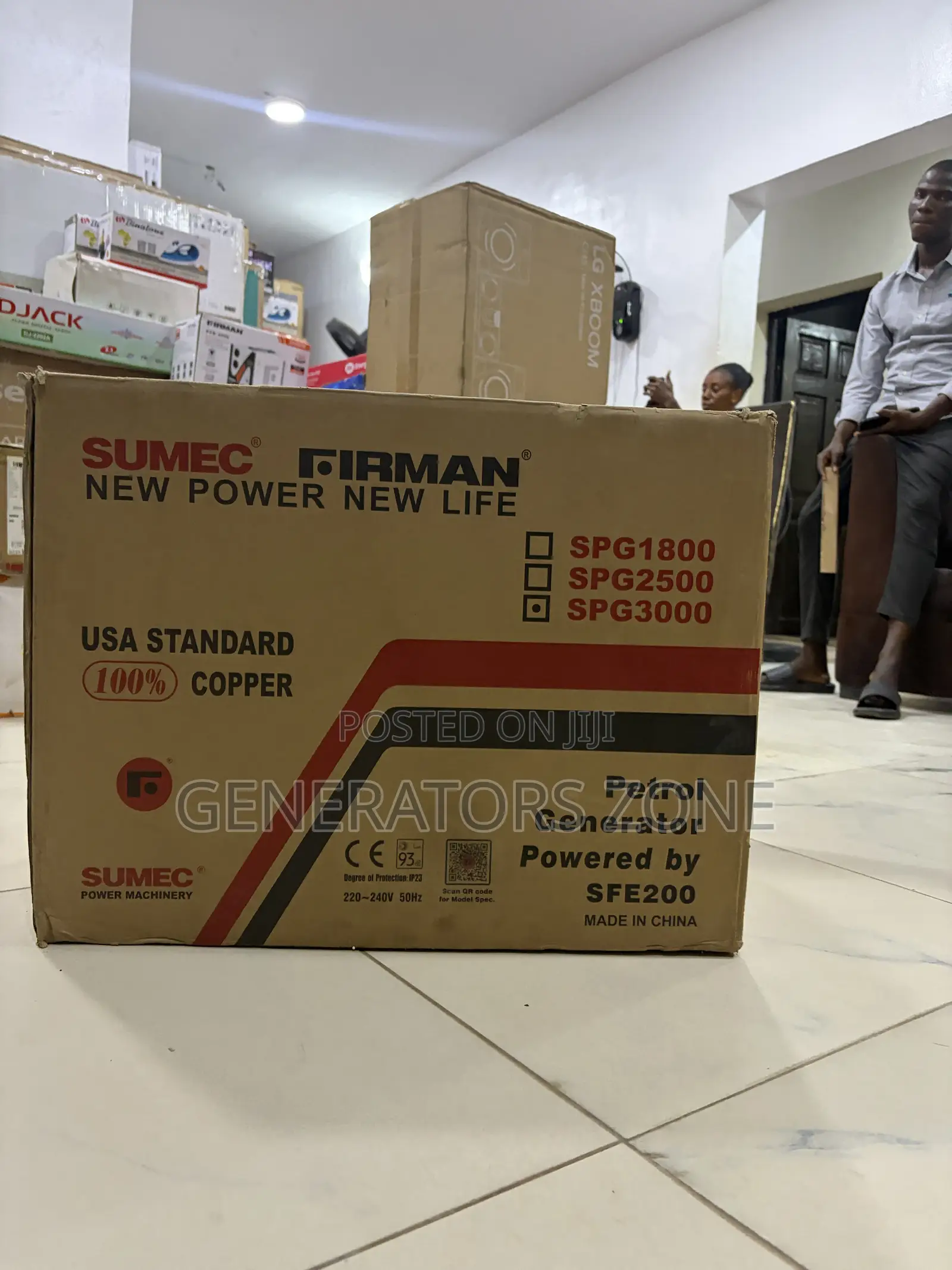 SUMEC Firman 4.5KVA SPG 3000 Office Generator