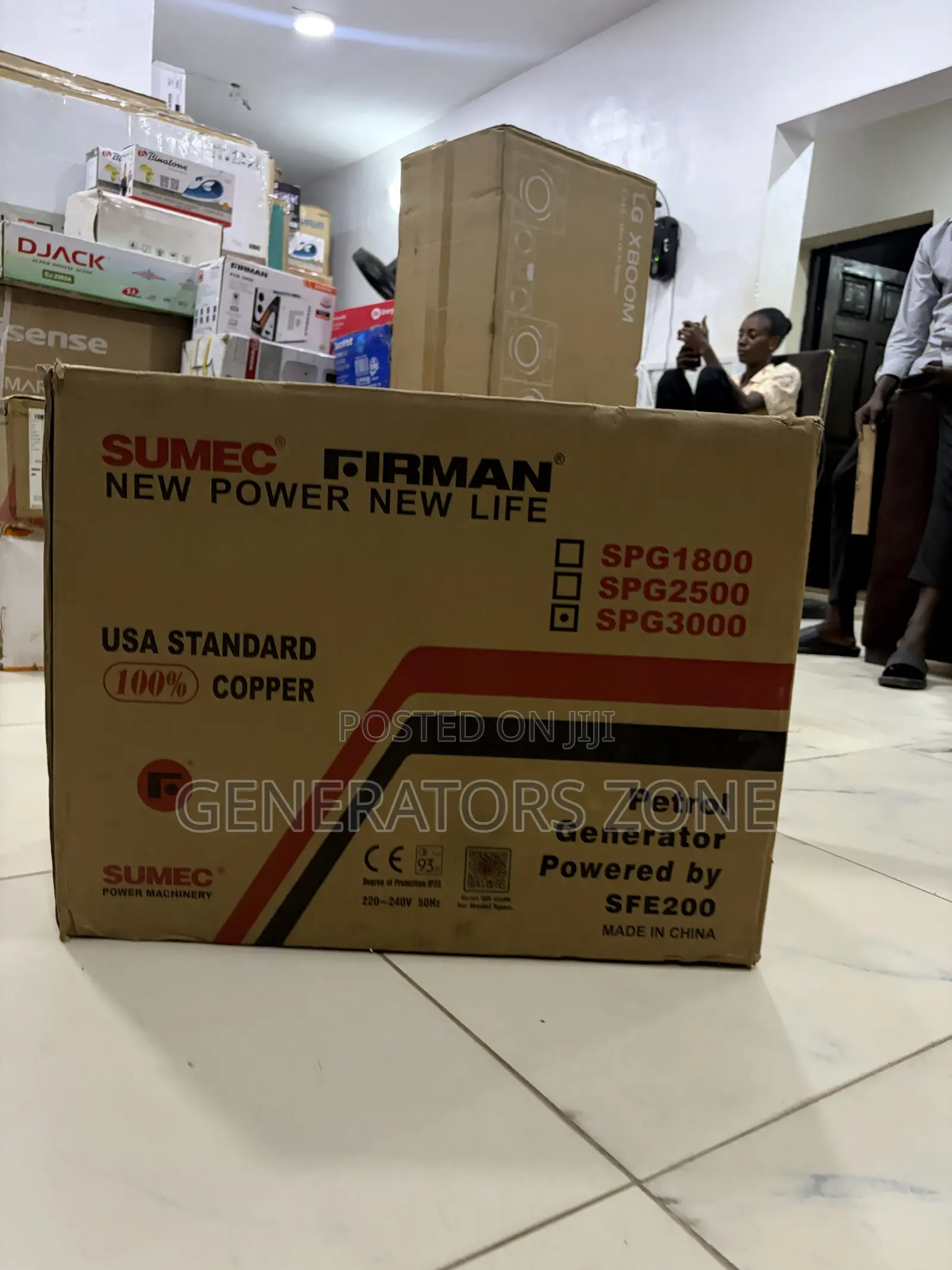 SUMEC Firman 4.5KVA SPG 3000 Office Generator