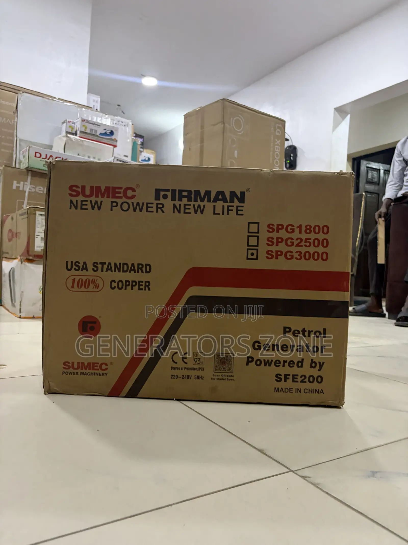 4.5KVA SUMEC Firman SPG 3000 Professional Generator